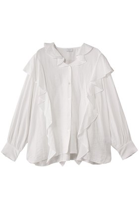 【マノフ/MANOF】 RAFFLE SHIRTS シャツ・ブラウス人気、トレンドファッション・服の通販 founy(ファニー) ファッション Fashion レディースファッション Fashion for Women トップス・カットソー Cut & Sew Tops シャツ・ブラウス・オフィスカジュアル Elegant Blouses & Button-Ups スリーブ Sleeve, Long Sleeve / Short Sleeve デニム Denim, Jeans Material ドレープ Drape, Draping Fabric フレア Flare, Flared ロング Long, Long-Length エレガント 上品 Elegant |ID:prp329100004878027