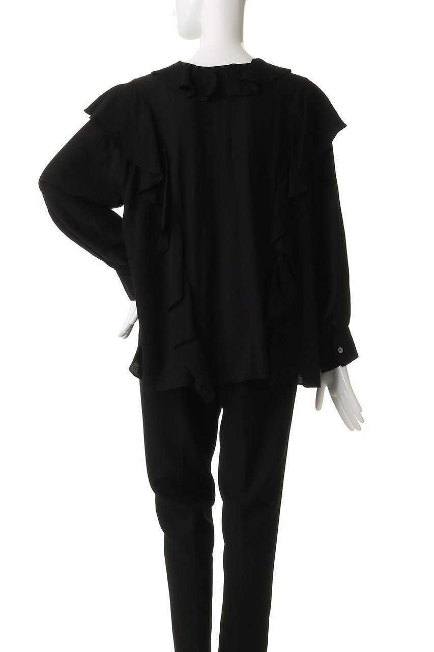 【マノフ/MANOF】のRAFFLE SHIRTS シャツ・ブラウス 人気、トレンドファッション・服の通販 founy(ファニー) ファッション Fashion レディースファッション Fashion for Women トップス・カットソー Cut & Sew Tops シャツ・ブラウス・オフィスカジュアル Elegant Blouses & Button-Ups スリーブ Sleeve, Long Sleeve / Short Sleeve デニム Denim, Jeans Material ドレープ Drape, Draping Fabric フレア Flare, Flared ロング Long, Long-Length エレガント 上品 Elegant other-4|ID: prp329100004878027 ipo3291000000036389406