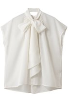 【デザイン ワークス/DESIGN WORKS】のT/Wボイルボウタイブラウス 人気、トレンドファッション・服の通販 founy(ファニー) ファッション Fashion レディースファッション Fashion for Women トップス・カットソー Cut & Sew Tops シャツ・ブラウス・オフィスカジュアル Elegant Blouses & Button-Ups シンプル Simple, Minimal ジャケット Jacket, Outerwear スリーブ Sleeve, Long Sleeve / Short Sleeve ボウタイ Bow Tie, Neck Bow ロング Long, Long-Length thumbnail ホワイト|ID: prp329100004878028 ipo3291000000036389409