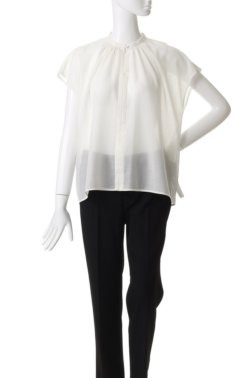 【デザイン ワークス/DESIGN WORKS】のT/Wボイルボウタイブラウス 人気、トレンドファッション・服の通販 founy(ファニー) 　ファッション　Fashion　レディースファッション　Fashion for Women　トップス・カットソー　Cut & Sew Tops　シャツ・ブラウス・オフィスカジュアル　Elegant Blouses & Button-Ups　シンプル　Simple, Minimal　ジャケット　Jacket, Outerwear　スリーブ　Sleeve, Long Sleeve / Short Sleeve　ボウタイ　Bow Tie, Neck Bow　ロング　Long, Long-Length　other-6|ID: prp329100004878028 ipo3291000000036389415