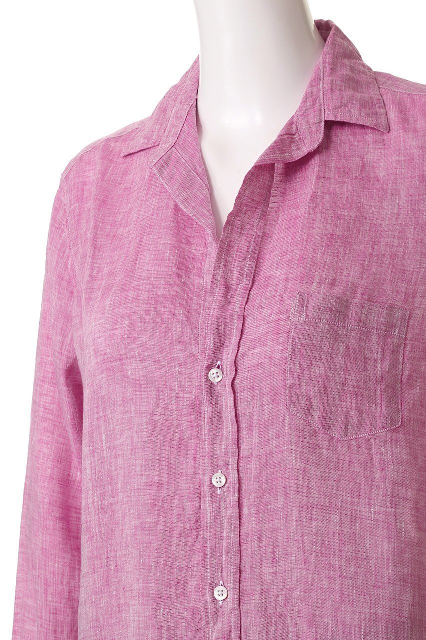 【フランク&アイリーン/Frank&Eileen】のEILEEN イタリアンリネン パープル シャツ 人気、トレンドファッション・服の通販 founy(ファニー) ファッション Fashion レディースファッション Fashion for Women トップス・カットソー Cut & Sew Tops シャツ・ブラウス・オフィスカジュアル Elegant Blouses & Button-Ups スリーブ Sleeve, Long Sleeve / Short Sleeve パープル Purple, Violet リネン Linen, Linen Fabric ロング Long, Long-Length other-5|ID: prp329100004878030 ipo3291000000036389448