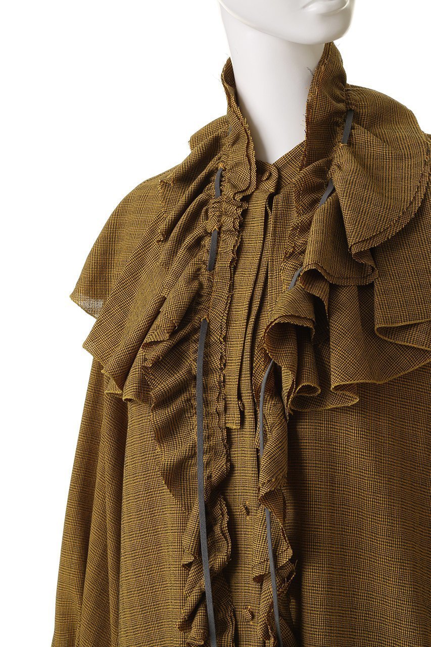 【メゾンスペシャル/MAISON SPECIAL】の2way Ruffled Frilled Blouse/2WAYラッフルフリルブラウス 人気、トレンドファッション・服の通販 founy(ファニー) 　ファッション　Fashion　レディースファッション　Fashion for Women　トップス・カットソー　Cut & Sew Tops　シャツ・ブラウス・オフィスカジュアル　Elegant Blouses & Button-Ups　インナー　Innerwear　ジャカード／ジャガード　Jacquard, Woven Pattern　ジャケット　Jacket, Outerwear　ストライプ　Stripe, Striped Pattern　スリーブ　Sleeve, Long Sleeve / Short Sleeve　とろみ　Fluid, Flowy Fabric　チェック　Check, Plaid, Tartan　ドット　Polka Dot, Dot Pattern　フリル　Frill, Ruffle　ラッフル　Ruffle, Frill　ロング　Long, Long-Length　other-5|ID: prp329100004878032 ipo3291000000036389471