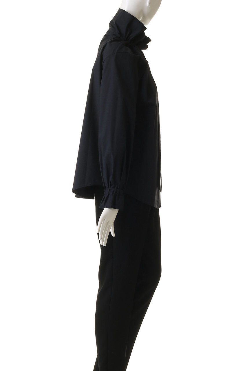 【デパリエ/DEPAREILLE】のタイプライターフリルブラウス 人気、トレンドファッション・服の通販 founy(ファニー) 　ファッション　Fashion　レディースファッション　Fashion for Women　トップス・カットソー　Cut & Sew Tops　シャツ・ブラウス・オフィスカジュアル　Elegant Blouses & Button-Ups　スリーブ　Sleeve, Long Sleeve / Short Sleeve　タイプライター　Typewriter Fabric, Crisp Cotton　フィット　Fit, Slim Fit　フリル　Frill, Ruffle　ロング　Long, Long-Length　other-3|ID: prp329100004878043 ipo3291000000036389602