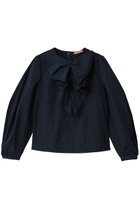 【アミカ/AMICA】のリボンブラウス 人気、トレンドファッション・服の通販 founy(ファニー) ファッション Fashion レディースファッション Fashion for Women トップス・カットソー Cut & Sew Tops シャツ・ブラウス・オフィスカジュアル Elegant Blouses & Button-Ups カフス Cuff Design クロップド Cropped, Short Length コンパクト Compact, Small Size スリーブ Sleeve, Long Sleeve / Short Sleeve タフタ Taffeta, Structured Fabric パーティ Party, Party Style マニッシュ Mannish, Boyish リボン Ribbon, Bow ロング Long, Long-Length エレガント 上品 Elegant thumbnail ネイビー|ID: prp329100004878050 ipo3291000000036389652