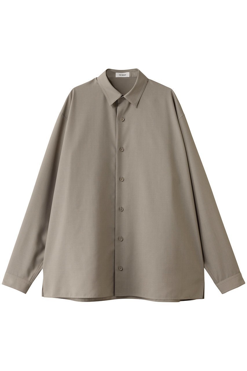 【ザ リラクス/THE RERACS / MEN】の【MEN】パーフェクトシャツ インテリア・キッズ・メンズ・レディースファッション・服の通販 founy(ファニー) ファッション Fashion メンズファッション Fashion for Men ストレート Straight, Straight Cut スリーブ Sleeve, Long Sleeve / Short Sleeve フォルム Silhouette, Form フォーマル Formal, Dressy ロング Long, Long-Length 定番 Standard, Basic Item 無地 Plain, Solid Color グレージュ|ID: prp329100004878056 ipo3291000000036389717