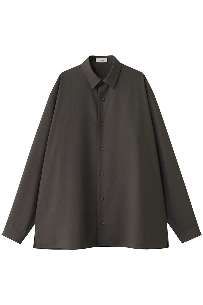 【ザ リラクス/THE RERACS / MEN】の【MEN】パーフェクトシャツ インテリア・キッズ・メンズ・レディースファッション・服の通販 founy(ファニー) ファッション Fashion メンズファッション Fashion for Men ストレート Straight, Straight Cut スリーブ Sleeve, Long Sleeve / Short Sleeve フォルム Silhouette, Form フォーマル Formal, Dressy ロング Long, Long-Length 定番 Standard, Basic Item 無地 Plain, Solid Color ガンメタルグレー|ID: prp329100004878056 ipo3291000000036389719