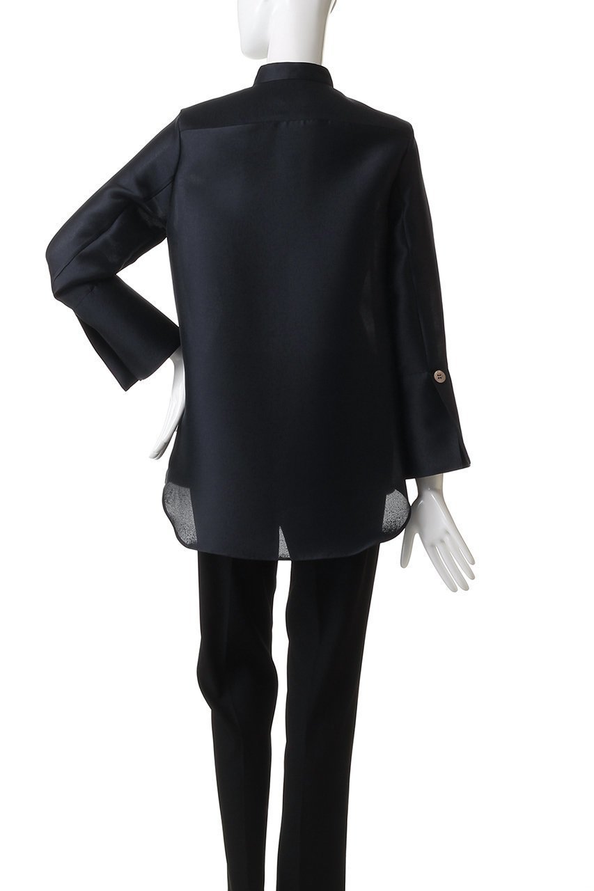 【エムフィル/M Fil】のシルキーWクロス ロングカフスシャツ 人気、トレンドファッション・服の通販 founy(ファニー) 　ファッション　Fashion　レディースファッション　Fashion for Women　トップス・カットソー　Cut & Sew Tops　シャツ・ブラウス・オフィスカジュアル　Elegant Blouses & Button-Ups　なめらか　Smooth, Silky Texture　カフス　Cuff Design　シンプル　Simple, Minimal　スリーブ　Sleeve, Long Sleeve / Short Sleeve　ダブル　Double, Double-Breasted　ロング　Long, Long-Length　エレガント 上品　Elegant　other-4|ID: prp329100004878057 ipo3291000000036389735