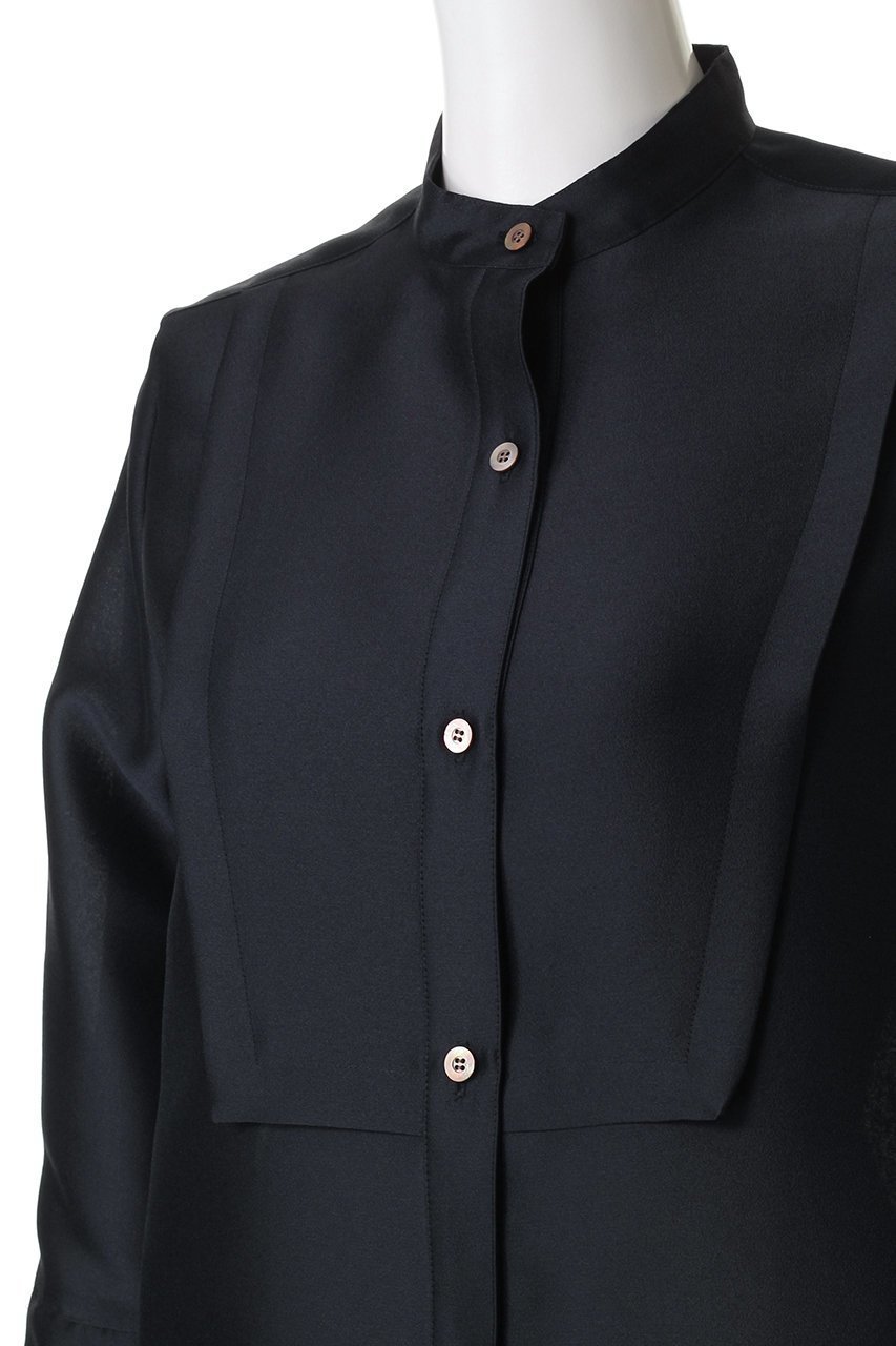 【エムフィル/M Fil】のシルキーWクロス ロングカフスシャツ 人気、トレンドファッション・服の通販 founy(ファニー) 　ファッション　Fashion　レディースファッション　Fashion for Women　トップス・カットソー　Cut & Sew Tops　シャツ・ブラウス・オフィスカジュアル　Elegant Blouses & Button-Ups　なめらか　Smooth, Silky Texture　カフス　Cuff Design　シンプル　Simple, Minimal　スリーブ　Sleeve, Long Sleeve / Short Sleeve　ダブル　Double, Double-Breasted　ロング　Long, Long-Length　エレガント 上品　Elegant　other-5|ID: prp329100004878057 ipo3291000000036389736