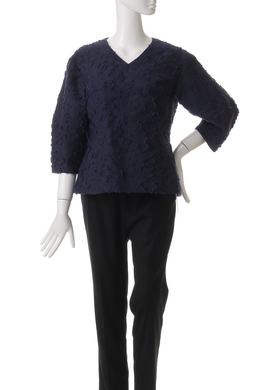 【アルアバイル/allureville】のジャガードランタンスリーブブラウス 人気、トレンドファッション・服の通販 founy(ファニー) 　ファッション　Fashion　レディースファッション　Fashion for Women　トップス・カットソー　Cut & Sew Tops　シャツ・ブラウス・オフィスカジュアル　Elegant Blouses & Button-Ups　オケージョン　Occasion Wear　シェイプ　Shape, Slim Fit　ジャカード／ジャガード　Jacquard, Woven Pattern　スリーブ　Sleeve, Long Sleeve / Short Sleeve　セットアップ　Set-Up, Coordinated Outfit　セレモニー　Ceremony　パーティ　Party, Party Style　ロング　Long, Long-Length　other-2|ID: prp329100004878066 ipo3291000000036389785