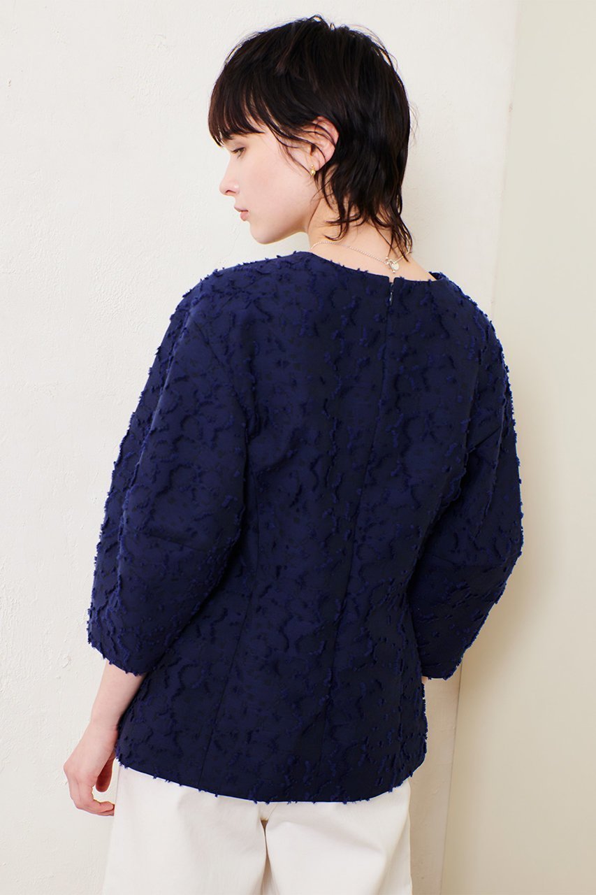 【アルアバイル/allureville】のジャガードランタンスリーブブラウス 人気、トレンドファッション・服の通販 founy(ファニー) 　ファッション　Fashion　レディースファッション　Fashion for Women　トップス・カットソー　Cut & Sew Tops　シャツ・ブラウス・オフィスカジュアル　Elegant Blouses & Button-Ups　オケージョン　Occasion Wear　シェイプ　Shape, Slim Fit　ジャカード／ジャガード　Jacquard, Woven Pattern　スリーブ　Sleeve, Long Sleeve / Short Sleeve　セットアップ　Set-Up, Coordinated Outfit　セレモニー　Ceremony　パーティ　Party, Party Style　ロング　Long, Long-Length　other-8|ID: prp329100004878066 ipo3291000000036389791