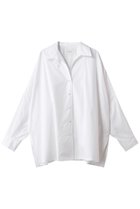 【ミディウミソリッド/MIDIUMISOLID】のスキッパーポンチョシャツ 人気、トレンドファッション・服の通販 founy(ファニー) ファッション Fashion レディースファッション Fashion for Women アウター Coat / Outerwear Collection ポンチョ・ケープコート Ponchos & Capes トップス・カットソー Cut & Sew Tops シャツ・ブラウス・オフィスカジュアル Elegant Blouses & Button-Ups スリット Slit, Slit Detail スリーブ Sleeve, Long Sleeve / Short Sleeve ポンチョ Poncho, Cape Style ロング Long, Long-Length thumbnail off white|ID: prp329100004878067 ipo3291000000036389814