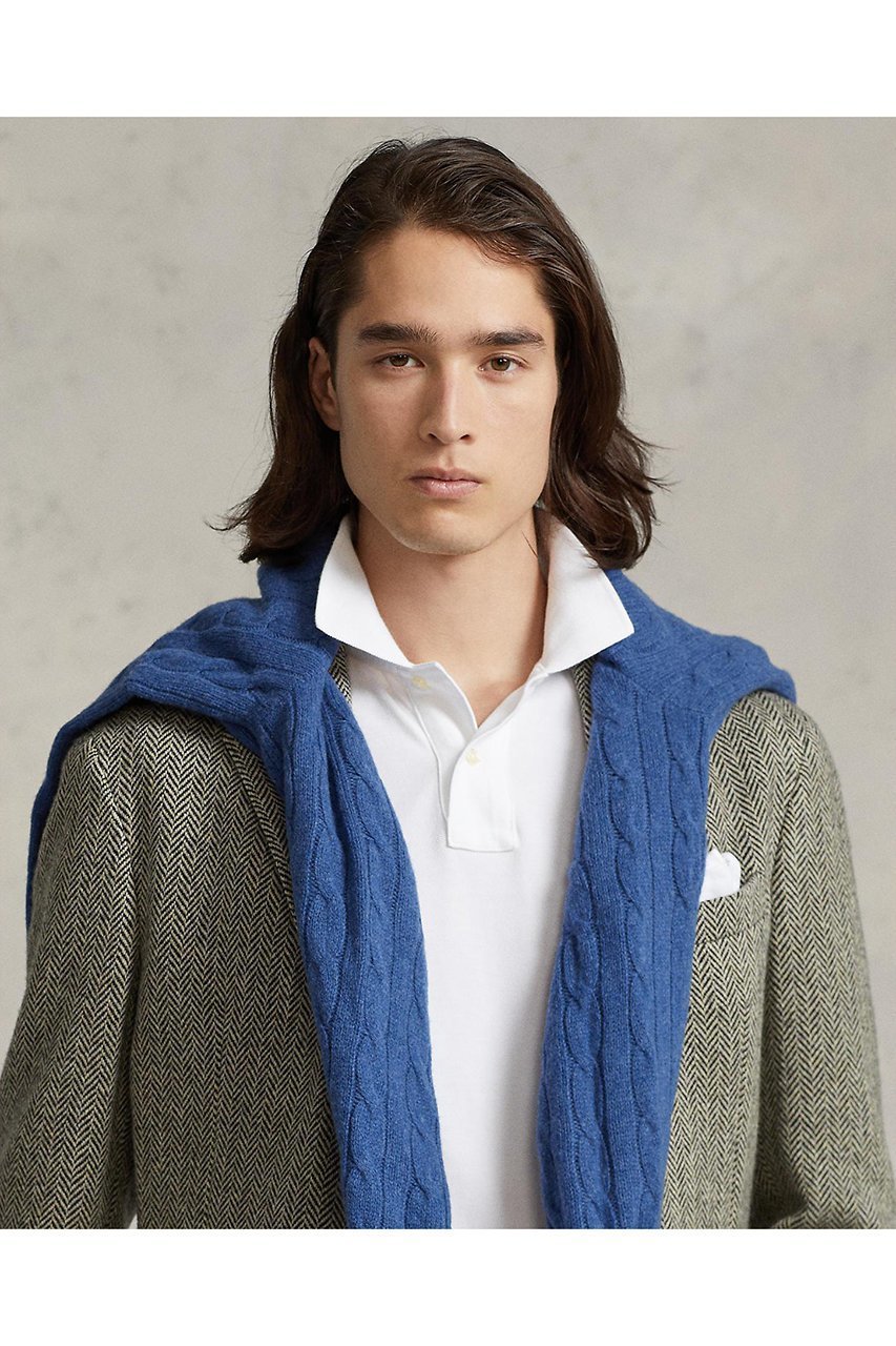 【ラルフローレン/RALPH LAUREN / MEN】の【MEN】【POLO RALPH LAUREN】カスタム スリム フィット メッシュ ポロシャツ 人気、トレンドファッション・服の通販 founy(ファニー) 　ファッション　Fashion　メンズファッション　Fashion for Men　アメリカン　American Style　ウォッシュ　Washed Finish　スリム　Slim, Slim Fit　フィット　Fit, Slim Fit　ポロシャツ　Polo Shirt, Collared Tee　メッシュ　Mesh, Net Fabric　定番　Standard, Basic Item　長袖　Long Sleeve, Full Sleeve　other-2|ID: prp329100004878070 ipo3291000000036389846