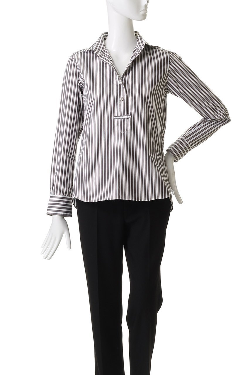 【マルティニーク/martinique】のブラウス 人気、トレンドファッション・服の通販 founy(ファニー) 　ファッション　Fashion　レディースファッション　Fashion for Women　トップス・カットソー　Cut & Sew Tops　シャツ・ブラウス・オフィスカジュアル　Elegant Blouses & Button-Ups　イタリア　Italy　スリーブ　Sleeve, Long Sleeve / Short Sleeve　パール　Pearl, Pearl Accent　ロング　Long, Long-Length　エレガント 上品　Elegant　定番　Standard, Basic Item　other-2|ID: prp329100004878076 ipo3291000000036389880