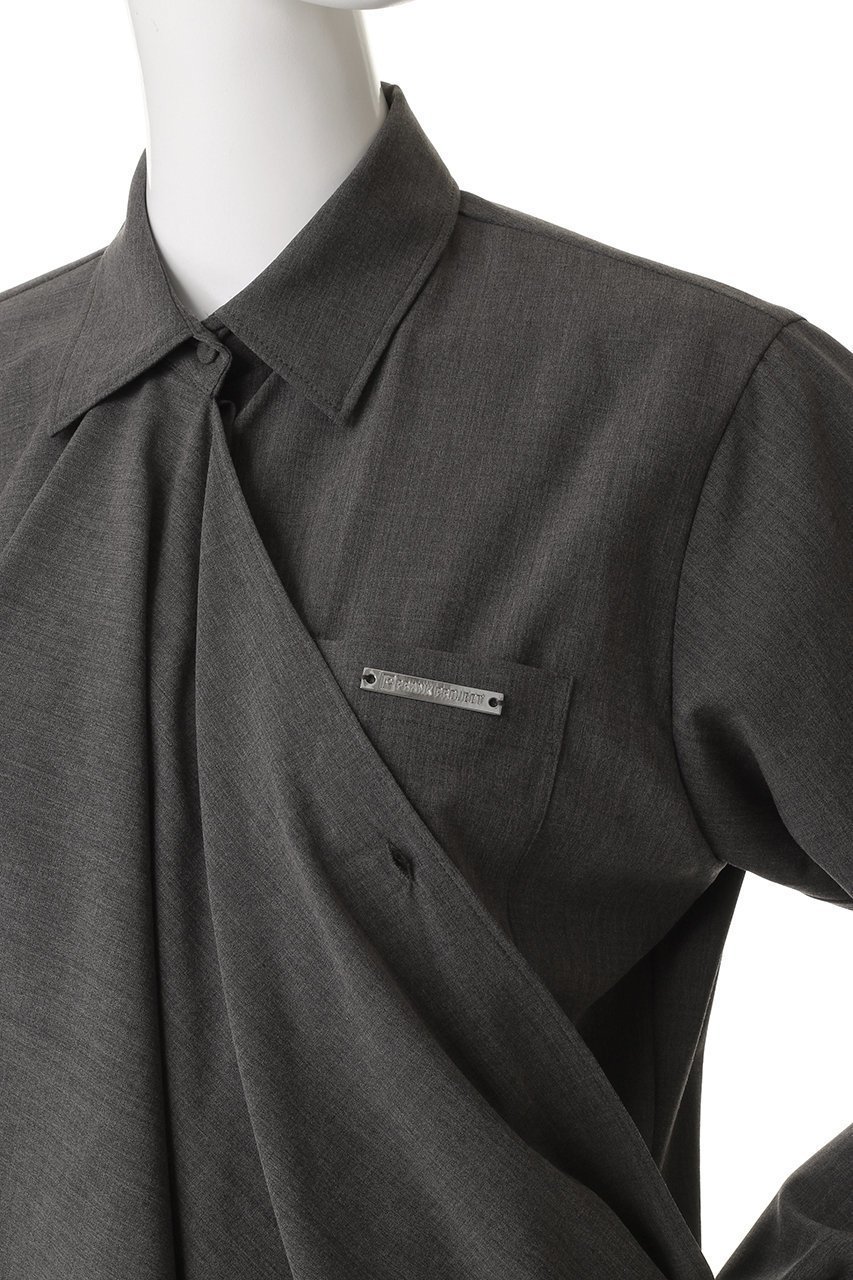 【プランク プロジェクト/PRANK PROJECT】のスカーフシャツ / Scarf Shirt 人気、トレンドファッション・服の通販 founy(ファニー) 　ファッション　Fashion　レディースファッション　Fashion for Women　トップス・カットソー　Cut & Sew Tops　シャツ・ブラウス・オフィスカジュアル　Elegant Blouses & Button-Ups　ジャケット　Jacket, Outerwear　スカーフ　Scarf, Neckwear　スリーブ　Sleeve, Long Sleeve / Short Sleeve　ドッキング　Docking, Mixed Material　ドレープ　Drape, Draping Fabric　ラップ　Wrap, Wrap Design　レース　Lace, Lace Fabric　ロング　Long, Long-Length　other-5|ID: prp329100004878078 ipo3291000000036389901