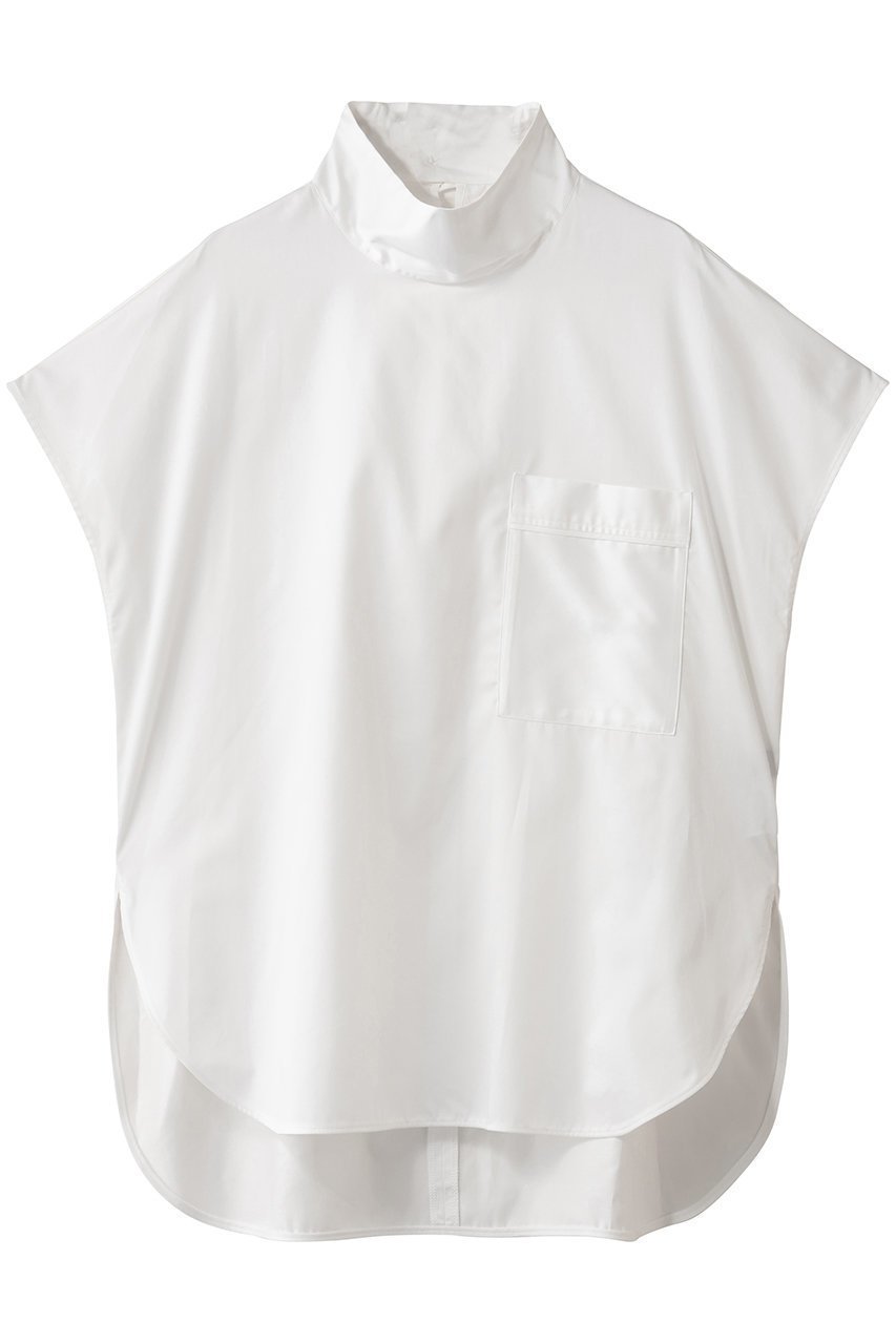 【アンクレイヴ/uncrave】のブロードクロス ボウタイブラウス インテリア・キッズ・メンズ・レディースファッション・服の通販 founy(ファニー) 　ファッション　Fashion　レディースファッション　Fashion for Women　トップス・カットソー　Cut & Sew Tops　シャツ・ブラウス・オフィスカジュアル　Elegant Blouses & Button-Ups　サテン　Satin, Glossy Fabric　スリーブ　Sleeve, Long Sleeve / Short Sleeve　ハイネック　High Neck, Mock Neck　フレンチ　French, French Style　ブロード　Broadcloth, Fine Cotton　リボン　Ribbon, Bow　ロング　Long, Long-Length　オフ|ID: prp329100004878092 ipo3291000000036390037