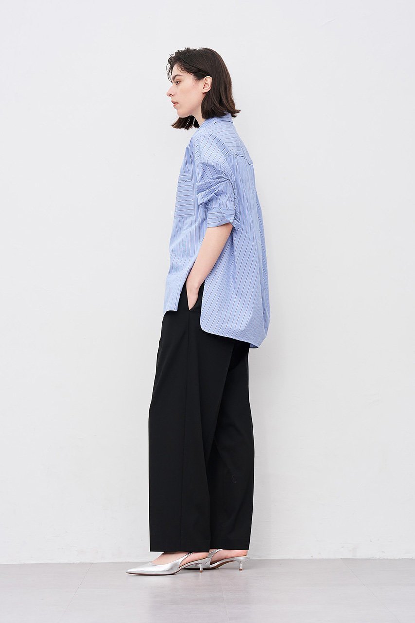 【アンクレイヴ/uncrave】のTHOMAS MASON BIGシャツ 人気、トレンドファッション・服の通販 founy(ファニー) 　ファッション　Fashion　レディースファッション　Fashion for Women　トップス・カットソー　Cut & Sew Tops　シャツ・ブラウス・オフィスカジュアル　Elegant Blouses & Button-Ups　カシュクール　Wrap Design　カフス　Cuff Design　ストライプ　Stripe, Striped Pattern　スリーブ　Sleeve, Long Sleeve / Short Sleeve　ドレス　Dress, One-Piece　パイピング　Piping, Trim Design　ビッグ　Big, Oversized　ポケット　Pocket, Pocket Detail　ヨーク　Yoke, Yoke Design　ロング　Long, Long-Length　other-8|ID: prp329100004878093 ipo3291000000036390054