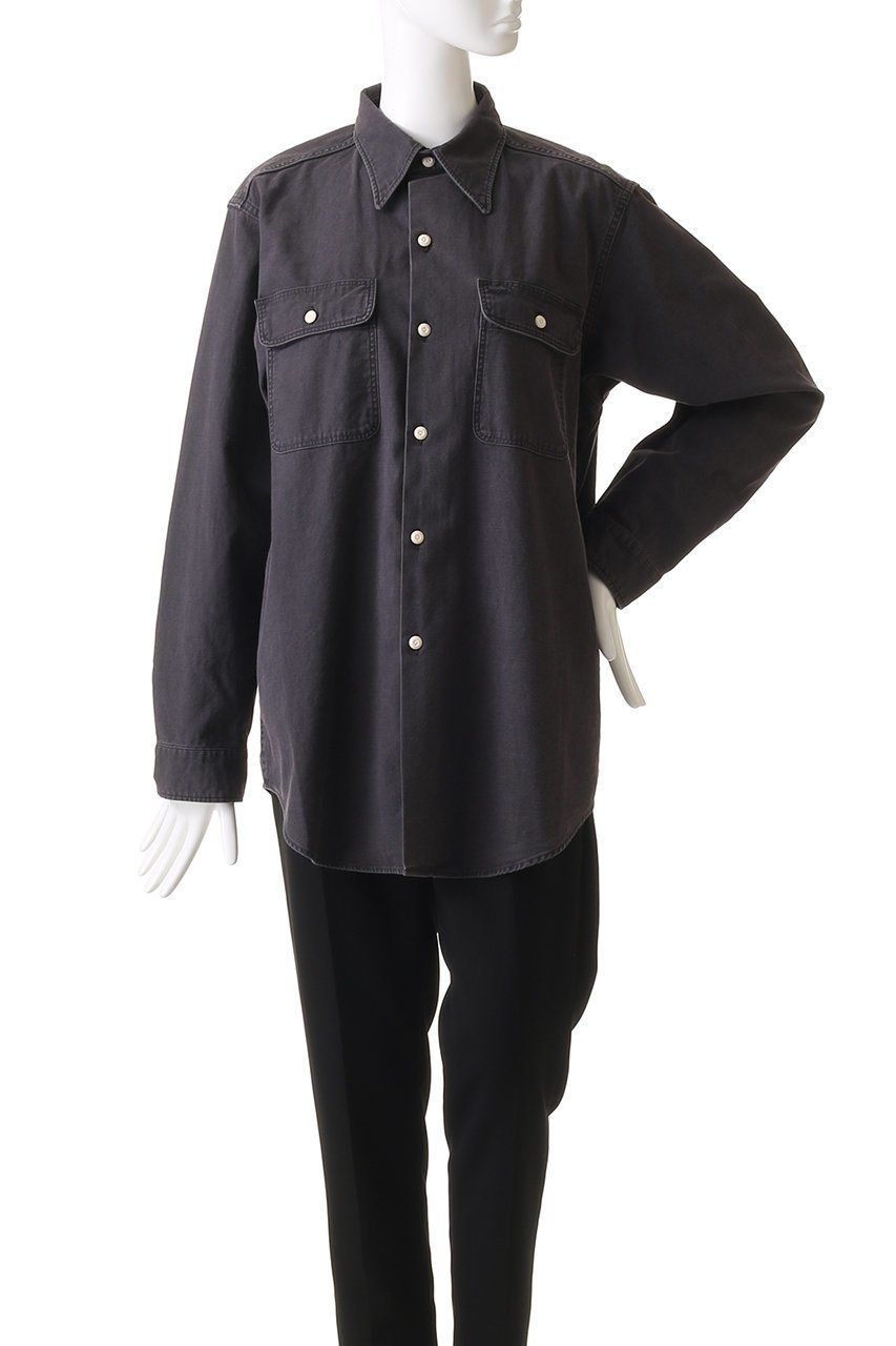 【マディソンブルー/MADISONBLUE】のHAMPTON SHIRT BACK SATIN ハンプトン バックサテンシャツ 人気、トレンドファッション・服の通販 founy(ファニー) 　ファッション　Fashion　レディースファッション　Fashion for Women　トップス・カットソー　Cut & Sew Tops　シャツ・ブラウス・オフィスカジュアル　Elegant Blouses & Button-Ups　バッグ　Bags　サテン　Satin, Glossy Fabric　スリーブ　Sleeve, Long Sleeve / Short Sleeve　ミリタリー　Military, Army Style　ロング　Long, Long-Length　ワーク　Workwear, Utility Style　other-2|ID: prp329100004878117 ipo3291000000036390285