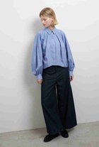 【ランバン オン ブルー/LANVIN en Bleu】のTHOMAS MASONボリュームシャツ 人気、トレンドファッション・服の通販 founy(ファニー) ファッション Fashion レディースファッション Fashion for Women トップス・カットソー Cut & Sew Tops シャツ・ブラウス・オフィスカジュアル Elegant Blouses & Button-Ups スリーブ Sleeve, Long Sleeve / Short Sleeve バランス Balance, Style Balance バルーン Balloon, Balloon Silhouette ファブリック Fabric, Textile フロント Front, Front Design ボトム Bottoms, Lower Wear マニッシュ Mannish, Boyish ロング Long, Long-Length エレガント 上品 Elegant thumbnail ブルーストライプ|ID: prp329100004878120 ipo3291000000036390308