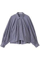 【ランバン オン ブルー/LANVIN en Bleu】のTHOMAS MASONボリュームシャツ 人気、トレンドファッション・服の通販 founy(ファニー) ファッション Fashion レディースファッション Fashion for Women トップス・カットソー Cut & Sew Tops シャツ・ブラウス・オフィスカジュアル Elegant Blouses & Button-Ups スリーブ Sleeve, Long Sleeve / Short Sleeve バランス Balance, Style Balance バルーン Balloon, Balloon Silhouette ファブリック Fabric, Textile フロント Front, Front Design ボトム Bottoms, Lower Wear マニッシュ Mannish, Boyish ロング Long, Long-Length エレガント 上品 Elegant thumbnail ネイビーストライプ|ID: prp329100004878120 ipo3291000000036390309