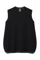 【ベイジ,/BEIGE,】のFLEUR(フルール)/バックシアーノーカラーブラウス 人気、トレンドファッション・服の通販 founy(ファニー) ファッション Fashion レディースファッション Fashion for Women トップス・カットソー Cut & Sew Tops キャミソール&ノースリーブ Camisoles & Sleeveless Tops シャツ・ブラウス・オフィスカジュアル Elegant Blouses & Button-Ups バッグ Bags とろみ Fluid, Flowy Fabric なめらか Smooth, Silky Texture シンプル Simple, Minimal スリット Slit, Slit Detail デニム Denim, Jeans Material ノースリーブ Sleeveless, No-Sleeve エレガント 上品 Elegant |ID:prp329100004878128