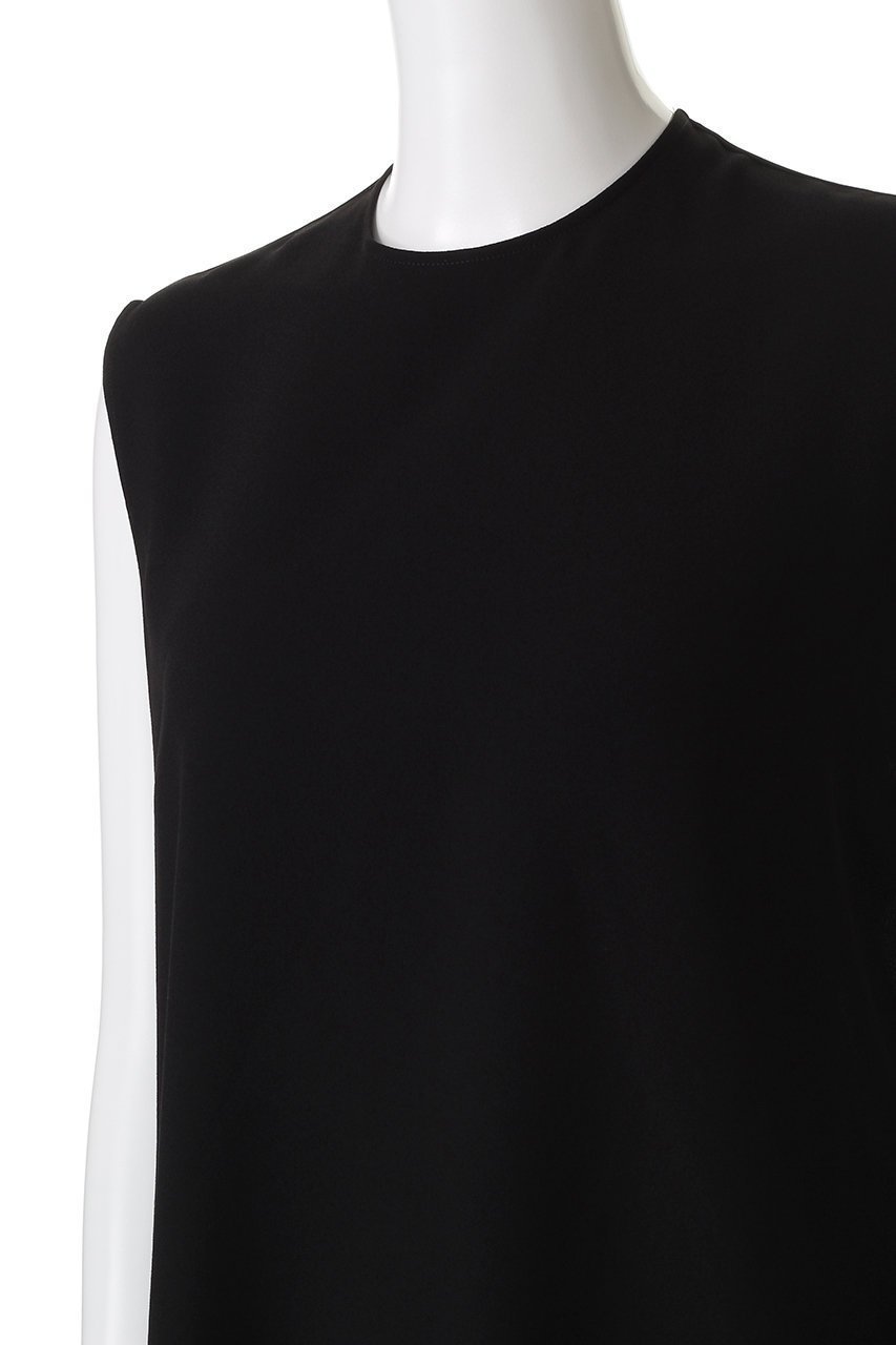 【ベイジ,/BEIGE,】のFLEUR(フルール)/バックシアーノーカラーブラウス 人気、トレンドファッション・服の通販 founy(ファニー) 　ファッション　Fashion　レディースファッション　Fashion for Women　トップス・カットソー　Cut & Sew Tops　キャミソール&ノースリーブ　Camisoles & Sleeveless Tops　シャツ・ブラウス・オフィスカジュアル　Elegant Blouses & Button-Ups　バッグ　Bags　とろみ　Fluid, Flowy Fabric　なめらか　Smooth, Silky Texture　シンプル　Simple, Minimal　スリット　Slit, Slit Detail　デニム　Denim, Jeans Material　ノースリーブ　Sleeveless, No-Sleeve　エレガント 上品　Elegant　other-5|ID: prp329100004878128 ipo3291000000036390391