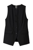 【アンクレイヴ/uncrave】のTRツイル ジレブラウス 人気、トレンドファッション・服の通販 founy(ファニー) ファッション Fashion レディースファッション Fashion for Women アウター Coat / Outerwear Collection トップス・カットソー Cut & Sew Tops キャミソール&ノースリーブ Camisoles & Sleeveless Tops シャツ・ブラウス・オフィスカジュアル Elegant Blouses & Button-Ups ベスト&ジレ / 重ね着スタイル Vests & Gilets ジャケット Jacket, Outerwear ツイル Twist, Twisted Detail ノースリーブ Sleeveless, No-Sleeve パイピング Piping, Trim Design フロント Front, Front Design thumbnail ブラック|ID: prp329100004878131 ipo3291000000036390446