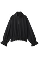 【フローレント/FLORENT】のハーフジップ ギャザー デザイン トップス 人気、トレンドファッション・服の通販 founy(ファニー) ファッション Fashion レディースファッション Fashion for Women トップス・カットソー Cut & Sew Tops シャツ・ブラウス・オフィスカジュアル Elegant Blouses & Button-Ups ギャザー Gathered, Ruffled クッション Cushion, Throw Pillow シャーリング Shirring, Ruched スポーティ Sporty, Casual Athletic スリーブ Sleeve, Long Sleeve / Short Sleeve トレンド Trend, Trending Now フェミニン Feminine, Girly ロング Long, Long-Length |ID:prp329100004878144