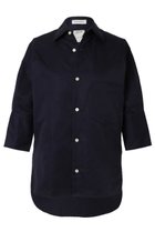 【マディソンブルー/MADISONBLUE】のJ.BRADLEY CUFF SH C/LI J.ブラッドリー カフシャツ 人気、トレンドファッション・服の通販 founy(ファニー) ファッション Fashion レディースファッション Fashion for Women トップス・カットソー Cut & Sew Tops シャツ・ブラウス・オフィスカジュアル Elegant Blouses & Button-Ups ショート Short, Short Length スリーブ Sleeve, Long Sleeve / Short Sleeve セットアップ Set-Up, Coordinated Outfit ツイル Twist, Twisted Detail フェミニン Feminine, Girly フレア Flare, Flared thumbnail ネイビー|ID: prp329100004878166 ipo3291000000036390796