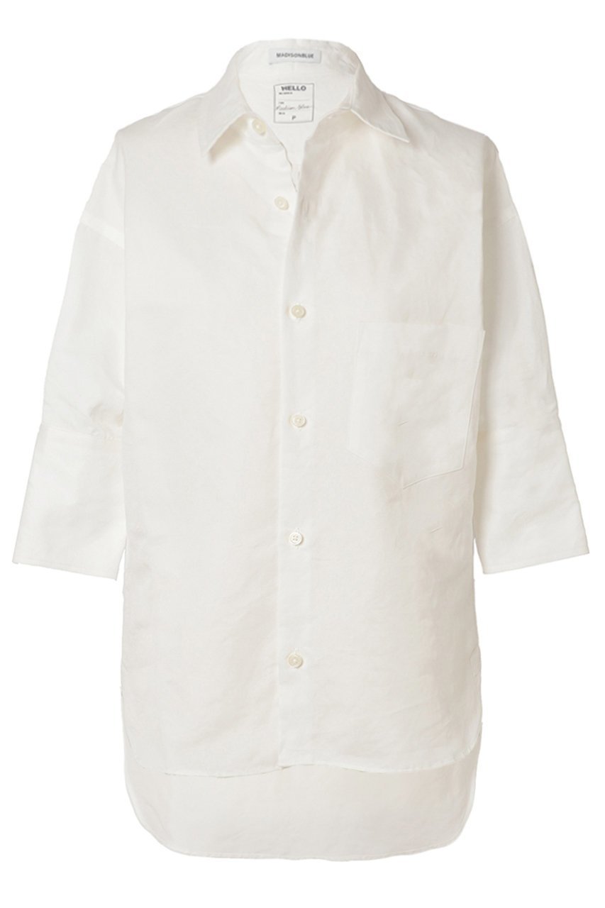 【マディソンブルー/MADISONBLUE】のJ.BRADLEY CUFF SH C/LI J.ブラッドリー カフシャツ インテリア・キッズ・メンズ・レディースファッション・服の通販 founy(ファニー) 　ファッション　Fashion　レディースファッション　Fashion for Women　トップス・カットソー　Cut & Sew Tops　シャツ・ブラウス・オフィスカジュアル　Elegant Blouses & Button-Ups　ショート　Short, Short Length　スリーブ　Sleeve, Long Sleeve / Short Sleeve　セットアップ　Set-Up, Coordinated Outfit　ツイル　Twist, Twisted Detail　フェミニン　Feminine, Girly　フレア　Flare, Flared　ホワイト|ID: prp329100004878166 ipo3291000000036390800