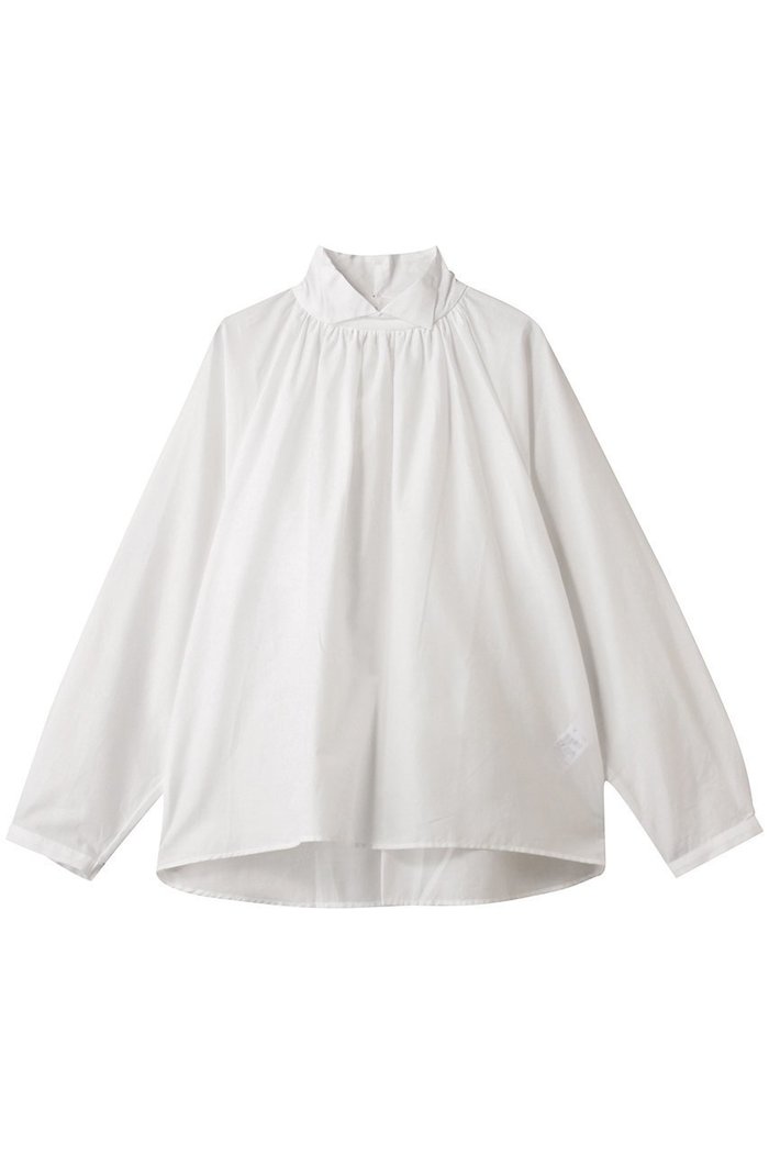 【ミズイロ インド/mizuiro ind】のスタンドシャツカラーギャザーシャツ インテリア・キッズ・メンズ・レディースファッション・服の通販 founy(ファニー) https://founy.com/ ファッション Fashion レディースファッション Fashion for Women トップス・カットソー Cut & Sew Tops シャツ・ブラウス・オフィスカジュアル Elegant Blouses & Button-Ups ギャザー Gathered, Ruffled シンプル Simple, Minimal スタンド Stand Collar, Upright Stand スリーブ Sleeve, Long Sleeve / Short Sleeve ロング Long, Long-Length |ID: prp329100004878196 ipo3291000000036391074