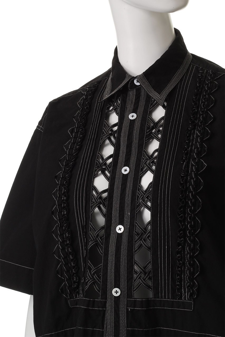 【マルティニーク/martinique】の【CURRENTAGE】タイプライターシャツ 人気、トレンドファッション・服の通販 founy(ファニー) ファッション Fashion レディースファッション Fashion for Women トップス・カットソー Cut & Sew Tops シャツ・ブラウス・オフィスカジュアル Elegant Blouses & Button-Ups ショート Short, Short Length スリーブ Sleeve, Long Sleeve / Short Sleeve タイプライター Typewriter Fabric, Crisp Cotton バランス Balance, Style Balance モノトーン Monotone, Black and White レース Lace, Lace Fabric ワイド Wide, Wide Fit エレガント 上品 Elegant other-5|ID: prp329100004878210 ipo3291000000036391184