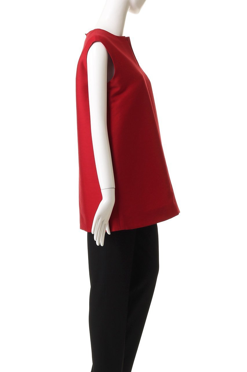 【エムフィル/M Fil】のBubbly ダブルクロス キーネック トップス 人気、トレンドファッション・服の通販 founy(ファニー) 　ファッション　Fashion　レディースファッション　Fashion for Women　トップス・カットソー　Cut & Sew Tops　キャミソール&ノースリーブ　Camisoles & Sleeveless Tops　シャツ・ブラウス・オフィスカジュアル　Elegant Blouses & Button-Ups　アウター　Coat / Outerwear Collection　シンプル　Simple, Minimal　ダブル　Double, Double-Breasted　ノースリーブ　Sleeveless, No-Sleeve　モダン　Modern, Contemporary　other-3|ID: prp329100004878216 ipo3291000000036391257