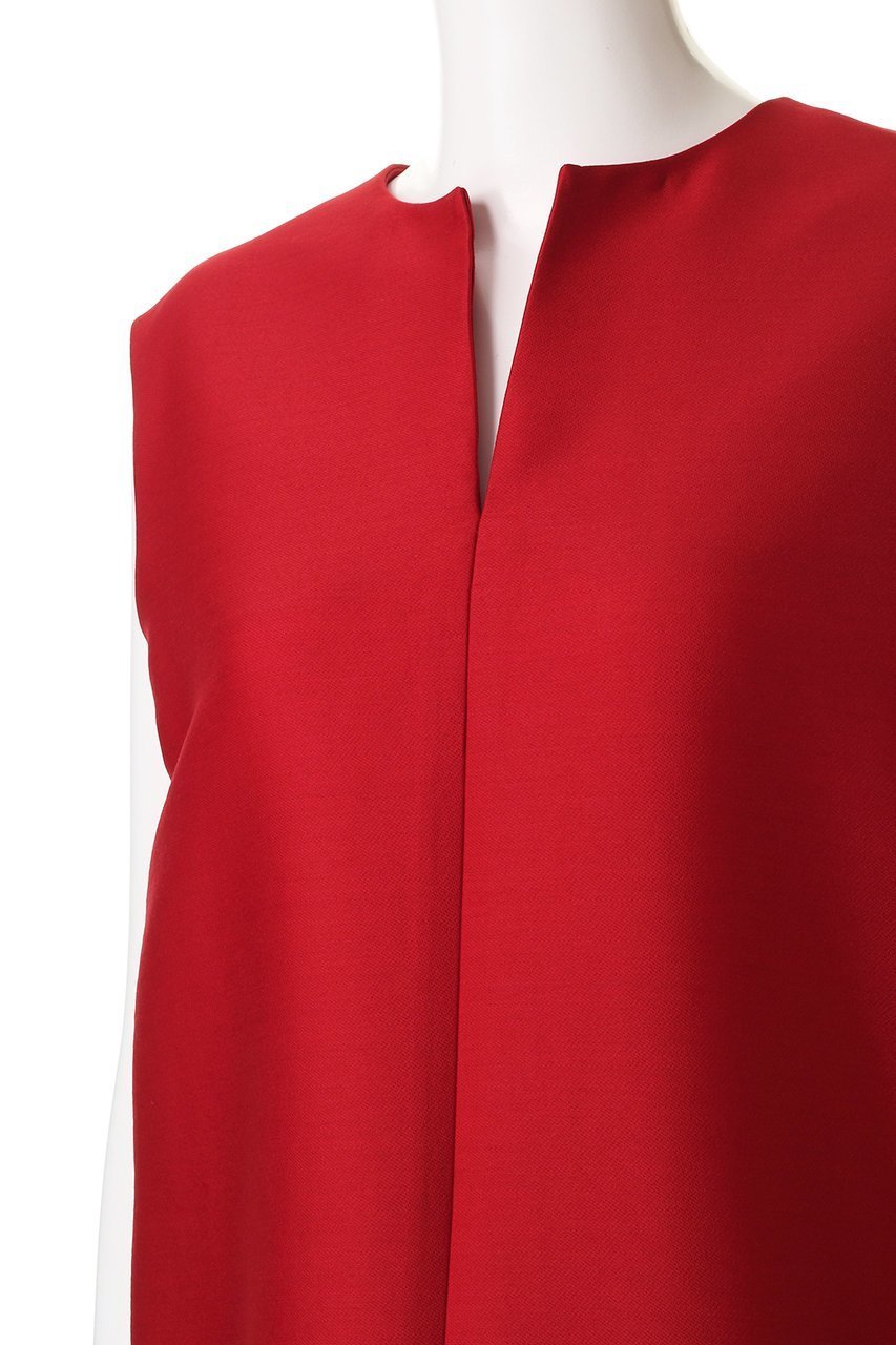 【エムフィル/M Fil】のBubbly ダブルクロス キーネック トップス 人気、トレンドファッション・服の通販 founy(ファニー) 　ファッション　Fashion　レディースファッション　Fashion for Women　トップス・カットソー　Cut & Sew Tops　キャミソール&ノースリーブ　Camisoles & Sleeveless Tops　シャツ・ブラウス・オフィスカジュアル　Elegant Blouses & Button-Ups　アウター　Coat / Outerwear Collection　シンプル　Simple, Minimal　ダブル　Double, Double-Breasted　ノースリーブ　Sleeveless, No-Sleeve　モダン　Modern, Contemporary　other-5|ID: prp329100004878216 ipo3291000000036391262