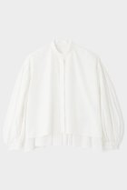 【ル フィル/LE PHIL】のショートタイプライターギャザーブラウス ホワイト|ID: prp329100004878225 ipo3291000000036391292