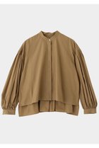 【ル フィル/LE PHIL】のショートタイプライターギャザーブラウス ブラウン|ID: prp329100004878225 ipo3291000000036391294