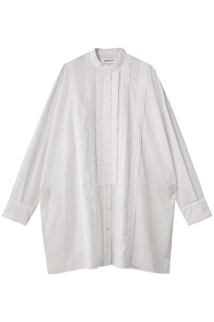 【エンフォルド/ENFOLD】のLOOSE SHIRT/シャツ インテリア・キッズ・メンズ・レディースファッション・服の通販 founy(ファニー) https://founy.com/ ファッション Fashion レディースファッション Fashion for Women トップス・カットソー Cut & Sew Tops シャツ・ブラウス・オフィスカジュアル Elegant Blouses & Button-Ups おすすめ Recommended / Our Picks クラシカル Classical, Vintage-Inspired クラシック Classic, Timeless Style ショート Short, Short Length スリーブ Sleeve, Long Sleeve / Short Sleeve フェミニン Feminine, Girly フリル Frill, Ruffle ルーズ Loose, Oversized ロング Long, Long-Length ワイド Wide, Wide Fit 今季 This Season, Current Season |ID: prp329100004878231 ipo3291000000036391330
