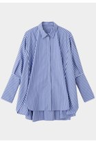 【ル フィル/LE PHIL】のオーバーサイズロングカフスシャツ ブルー|ID: prp329100004878257 ipo3291000000036391582