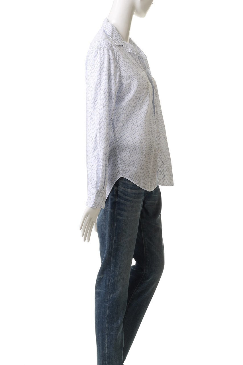 【フランク&アイリーン/Frank&Eileen】のEILEEN イタリアンコットン フラミンゴモチーフ シャツ 人気、トレンドファッション・服の通販 founy(ファニー) 　ファッション　Fashion　レディースファッション　Fashion for Women　トップス・カットソー　Cut & Sew Tops　シャツ・ブラウス・オフィスカジュアル　Elegant Blouses & Button-Ups　スリーブ　Sleeve, Long Sleeve / Short Sleeve　デニム　Denim, Jeans Material　モチーフ　Motif, Design Theme　リゾート　Resort, Vacation Style　ロング　Long, Long-Length　other-3|ID: prp329100004878261 ipo3291000000036391609