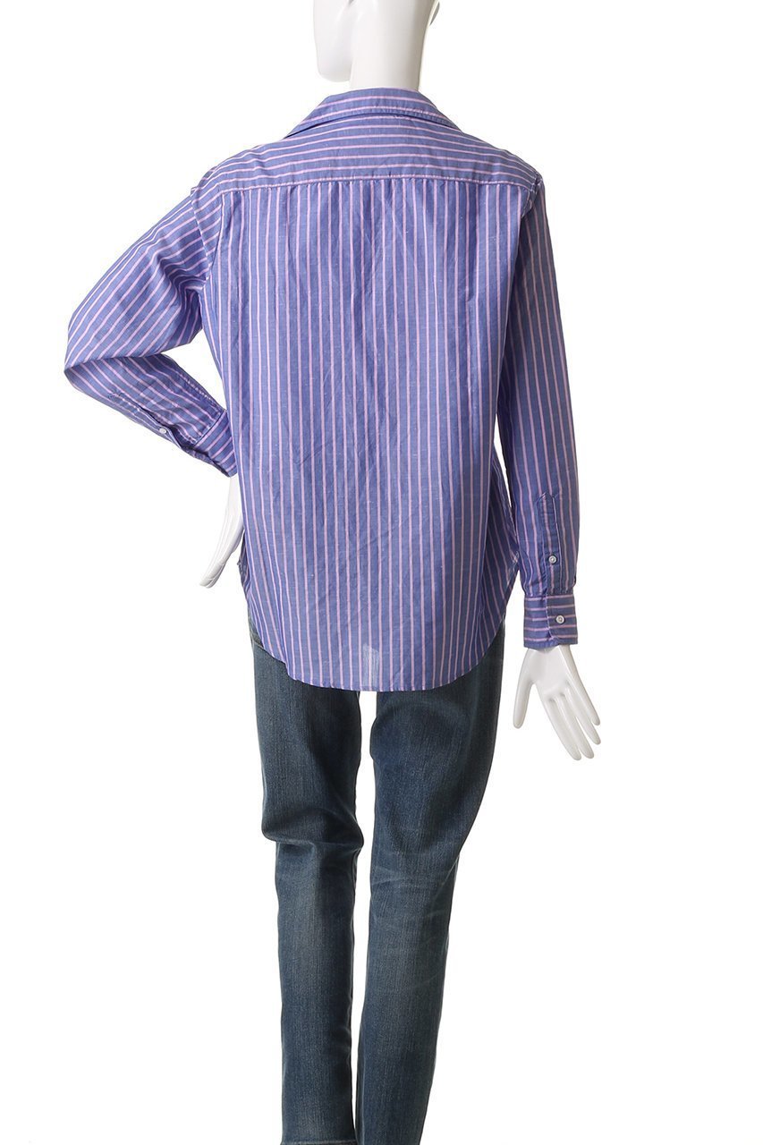 【フランク&アイリーン/Frank&Eileen】のEILEEN イタリアンコットン ピンクストライプ シャツ 人気、トレンドファッション・服の通販 founy(ファニー) 　ファッション　Fashion　レディースファッション　Fashion for Women　トップス・カットソー　Cut & Sew Tops　シャツ・ブラウス・オフィスカジュアル　Elegant Blouses & Button-Ups　ストライプ　Stripe, Striped Pattern　スリーブ　Sleeve, Long Sleeve / Short Sleeve　フィット　Fit, Slim Fit　リラックス　Relax, Relaxed Fit　ロング　Long, Long-Length　other-4|ID: prp329100004878262 ipo3291000000036391616