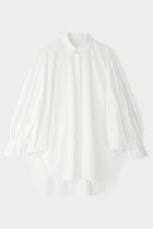 【ル フィル/LE PHIL】のSOLOTEXブロードバックギャザーブラウス 人気、トレンドファッション・服の通販 founy(ファニー) ファッション Fashion レディースファッション Fashion for Women トップス・カットソー Cut & Sew Tops シャツ・ブラウス・オフィスカジュアル Elegant Blouses & Button-Ups バッグ Bags ギャザー Gathered, Ruffled スリーブ Sleeve, Long Sleeve / Short Sleeve ロング Long, Long-Length thumbnail ホワイト|ID: prp329100004878267 ipo3291000000036391852