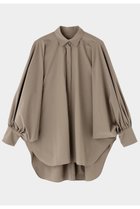 【ル フィル/LE PHIL】のSOLOTEXブロードバックギャザーブラウス 人気、トレンドファッション・服の通販 founy(ファニー) ファッション Fashion レディースファッション Fashion for Women トップス・カットソー Cut & Sew Tops シャツ・ブラウス・オフィスカジュアル Elegant Blouses & Button-Ups バッグ Bags ギャザー Gathered, Ruffled スリーブ Sleeve, Long Sleeve / Short Sleeve ロング Long, Long-Length thumbnail ブラウン|ID: prp329100004878267 ipo3291000000036391853