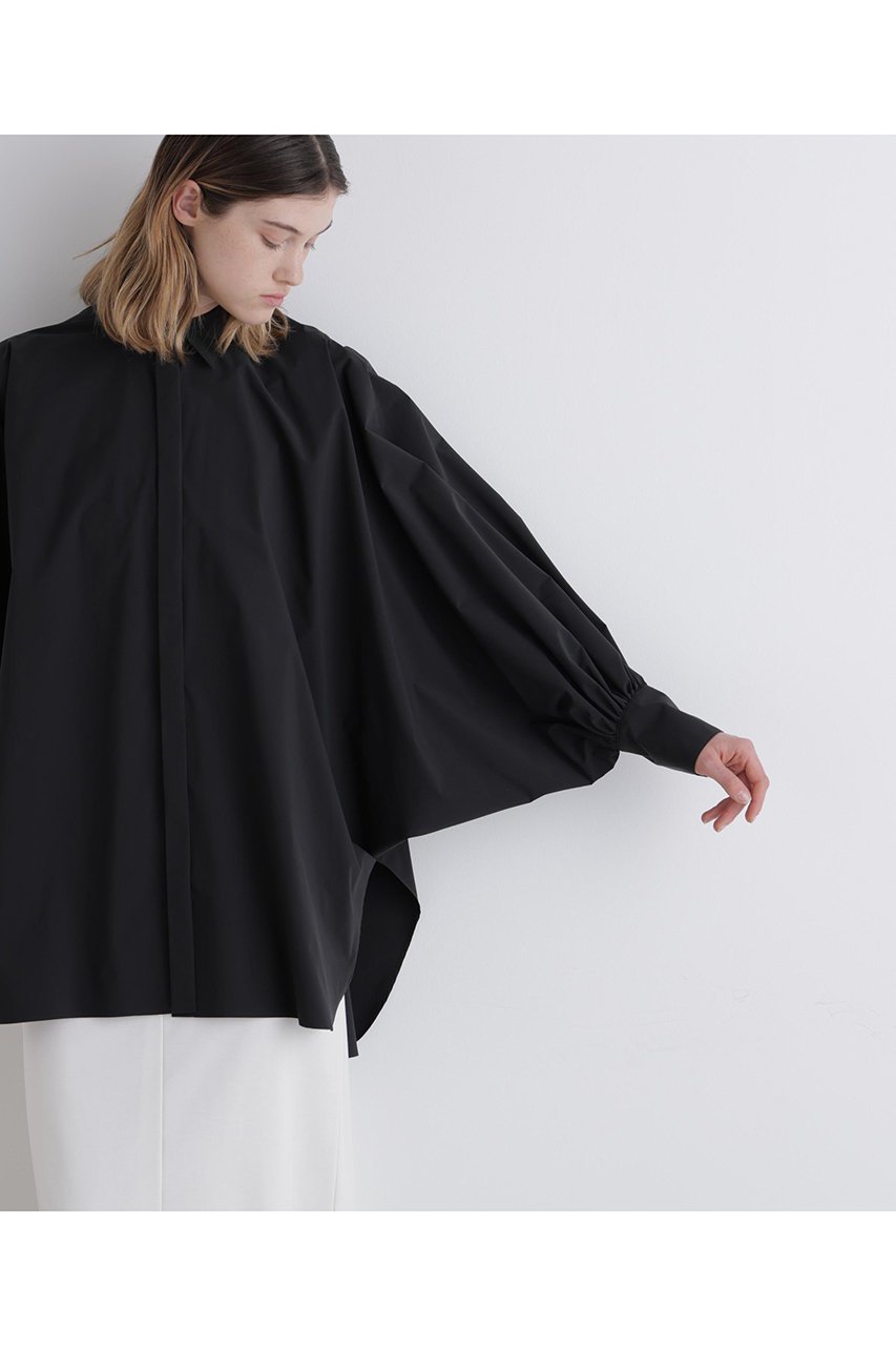 【ル フィル/LE PHIL】のSOLOTEXブロードバックギャザーブラウス 人気、トレンドファッション・服の通販 founy(ファニー) 　ファッション　Fashion　レディースファッション　Fashion for Women　トップス・カットソー　Cut & Sew Tops　シャツ・ブラウス・オフィスカジュアル　Elegant Blouses & Button-Ups　バッグ　Bags　ギャザー　Gathered, Ruffled　スリーブ　Sleeve, Long Sleeve / Short Sleeve　ロング　Long, Long-Length　other-4|ID: prp329100004878267 ipo3291000000036391859