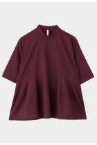 【ル フィル/LE PHIL】のドライウールハーフスリーブブラウス ワイン|ID: prp329100004878273 ipo3291000000036391958