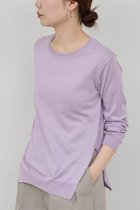 【ガリャルダガランテ/GALLARDAGALANTE】の【HERITANOVUM】シーアイランドコットンプルオーバー 人気、トレンドファッション・服の通販 founy(ファニー) ファッション Fashion レディースファッション Fashion for Women トップス・カットソー Cut & Sew Tops シャツ・ブラウス・オフィスカジュアル Elegant Blouses & Button-Ups カジュアルプルオーバー・ニットトップス Pullovers & Knit Tops / Casual Pullovers シンプル Simple, Minimal スタンダード Standard, Basic スリーブ Sleeve, Long Sleeve / Short Sleeve パープル Purple, Violet ベーシック Basic, Essential ロング Long, Long-Length 再入荷 Restock / Back in Stock 春 Spring thumbnail パープル|ID: prp329100004878310 ipo3291000000036392769