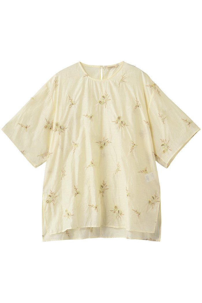 【カレンソロジー/Curensology】のフラワービーズTOPS インテリア・キッズ・メンズ・レディースファッション・服の通販 founy(ファニー) https://founy.com/ ファッション Fashion レディースファッション Fashion for Women トップス・カットソー Cut & Sew Tops シャツ・ブラウス・オフィスカジュアル Elegant Blouses & Button-Ups ショート Short, Short Length スリーブ Sleeve, Long Sleeve / Short Sleeve フラワー Flower, Floral モチーフ Motif, Design Theme エレガント 上品 Elegant 夏 Summer 新作・新入荷 New Arrivals / New In 春 Spring S/S・春夏 SS, Spring/Summer, Warm Season |ID: prp329100004878321 ipo3291000000036393142