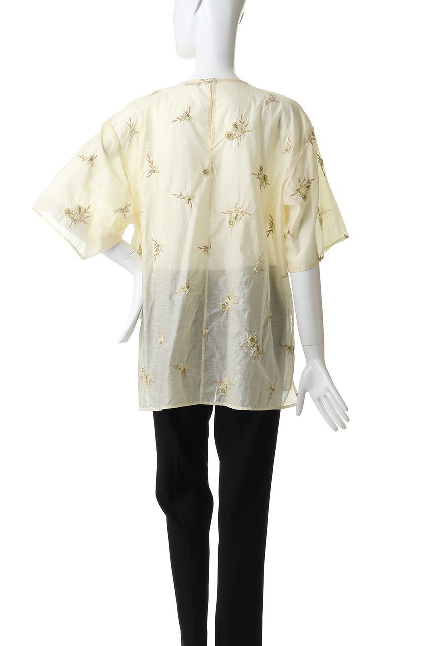 【カレンソロジー/Curensology】のフラワービーズTOPS 人気、トレンドファッション・服の通販 founy(ファニー) 　ファッション　Fashion　レディースファッション　Fashion for Women　トップス・カットソー　Cut & Sew Tops　シャツ・ブラウス・オフィスカジュアル　Elegant Blouses & Button-Ups　ショート　Short, Short Length　スリーブ　Sleeve, Long Sleeve / Short Sleeve　フラワー　Flower, Floral　モチーフ　Motif, Design Theme　エレガント 上品　Elegant　夏　Summer　新作・新入荷　New Arrivals / New In　春　Spring　S/S・春夏　SS, Spring/Summer, Warm Season　other-4|ID: prp329100004878321 ipo3291000000036393147