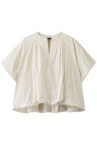 【ミズイロ インド/mizuiro ind】のballon no collar shirt シャツ 人気、トレンドファッション・服の通販 founy(ファニー) ファッション Fashion レディースファッション Fashion for Women トップス・カットソー Cut & Sew Tops シャツ・ブラウス・オフィスカジュアル Elegant Blouses & Button-Ups ショート Short, Short Length スキッパー Skipper, Open Collar スリーブ Sleeve, Long Sleeve / Short Sleeve バルーン Balloon, Balloon Silhouette リラックス Relax, Relaxed Fit 再入荷 Restock / Back in Stock thumbnail ivory|ID: prp329100004878334 ipo3291000000036393252