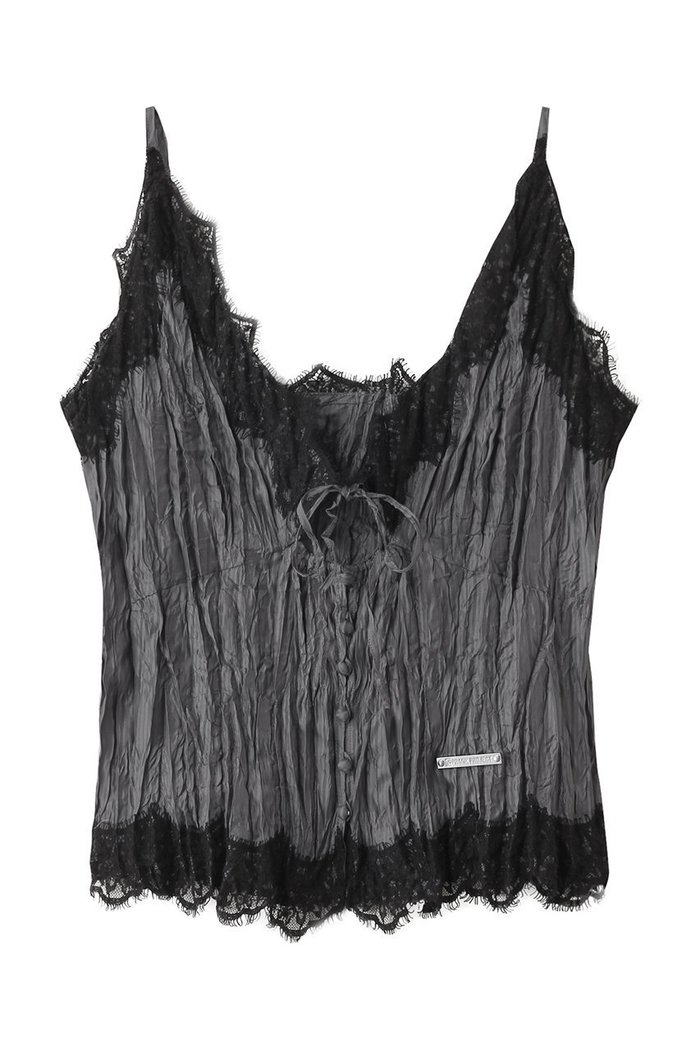 【プランク プロジェクト/PRANK PROJECT】のワッシャーレースキャミトップス / Washer Lace Cami Tops インテリア・キッズ・メンズ・レディースファッション・服の通販 founy(ファニー) https://founy.com/ ファッション Fashion レディースファッション Fashion for Women トップス・カットソー Cut & Sew Tops キャミソール&ノースリーブ Camisoles & Sleeveless Tops シャツ・ブラウス・オフィスカジュアル Elegant Blouses & Button-Ups おすすめ Recommended / Our Picks インナー Innerwear キャミ Camisole, Cami Top コンビ Combo, Combination Style ストライプ Stripe, Striped Pattern ノースリーブ Sleeveless, No-Sleeve ランジェリー Lingerie, Intimate Wear ランダム Random, Irregular レース Lace, Lace Fabric ワッシャー Washer, Crinkled Finish 羽織 Haori, Light Jacket |ID: prp329100004878335 ipo3291000000036393312