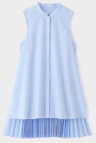 【ル フィル/LE PHIL】のSOLOTEXブロードバックプリーツブラウス 人気、トレンドファッション・服の通販 founy(ファニー) ファッション Fashion レディースファッション Fashion for Women トップス・カットソー Cut & Sew Tops キャミソール&ノースリーブ Camisoles & Sleeveless Tops シャツ・ブラウス・オフィスカジュアル Elegant Blouses & Button-Ups バッグ Bags アメリカン American Style エレガント 上品 Elegant カッティング Cutting Detail シンプル Simple, Minimal スリーブ Sleeve, Long Sleeve / Short Sleeve ノースリーブ Sleeveless, No-Sleeve プリーツ Pleats, Pleated thumbnail ブルー|ID: prp329100004878461 ipo3291000000036394323