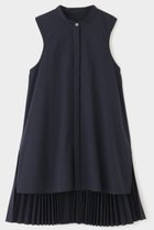 【ル フィル/LE PHIL】のSOLOTEXブロードバックプリーツブラウス 人気、トレンドファッション・服の通販 founy(ファニー) ファッション Fashion レディースファッション Fashion for Women トップス・カットソー Cut & Sew Tops キャミソール&ノースリーブ Camisoles & Sleeveless Tops シャツ・ブラウス・オフィスカジュアル Elegant Blouses & Button-Ups バッグ Bags アメリカン American Style エレガント 上品 Elegant カッティング Cutting Detail シンプル Simple, Minimal スリーブ Sleeve, Long Sleeve / Short Sleeve ノースリーブ Sleeveless, No-Sleeve プリーツ Pleats, Pleated thumbnail ネイビー|ID: prp329100004878461 ipo3291000000036394324